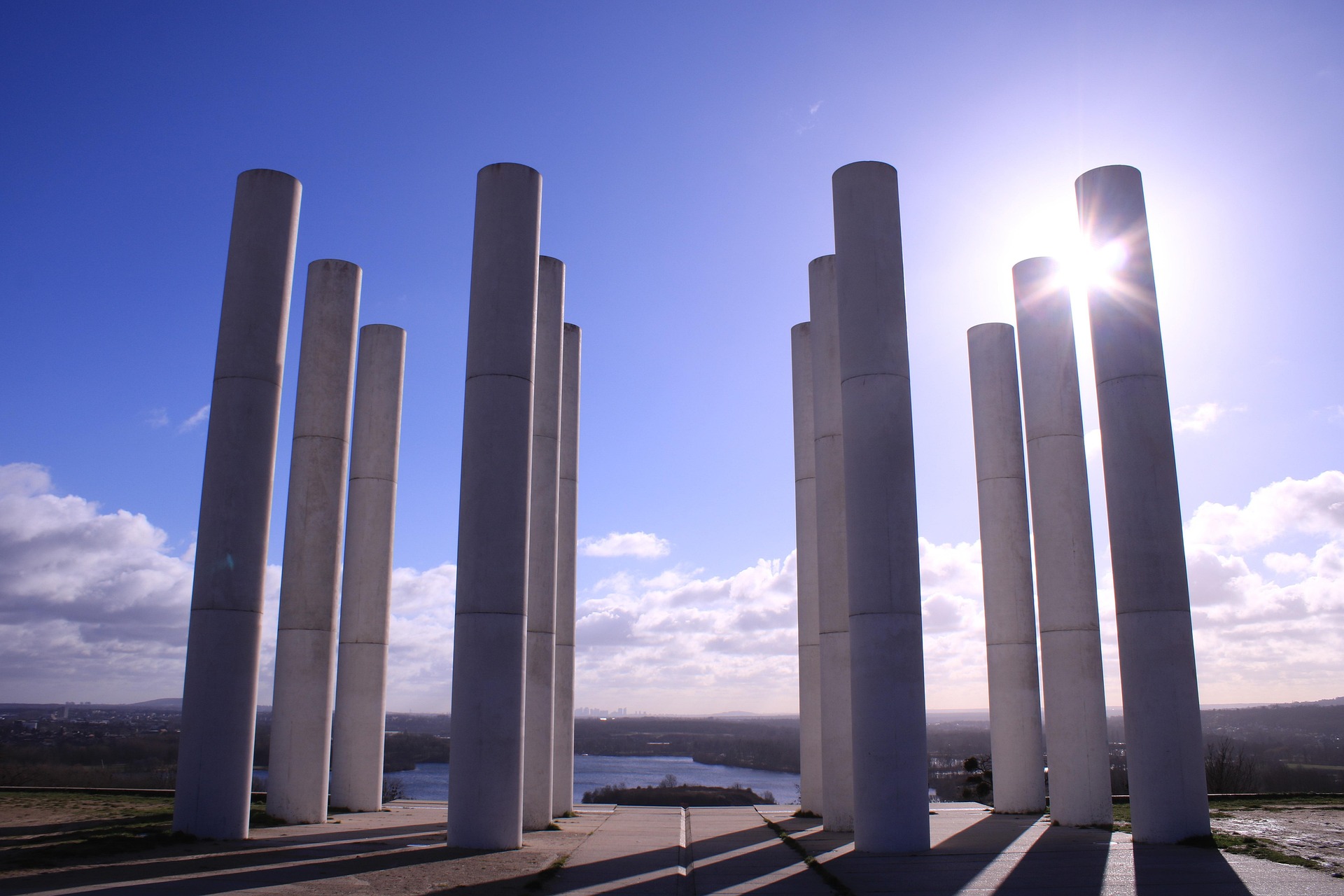 Les douze colonnes, Val d'Oise — spot d'entraînement en côte Odysium