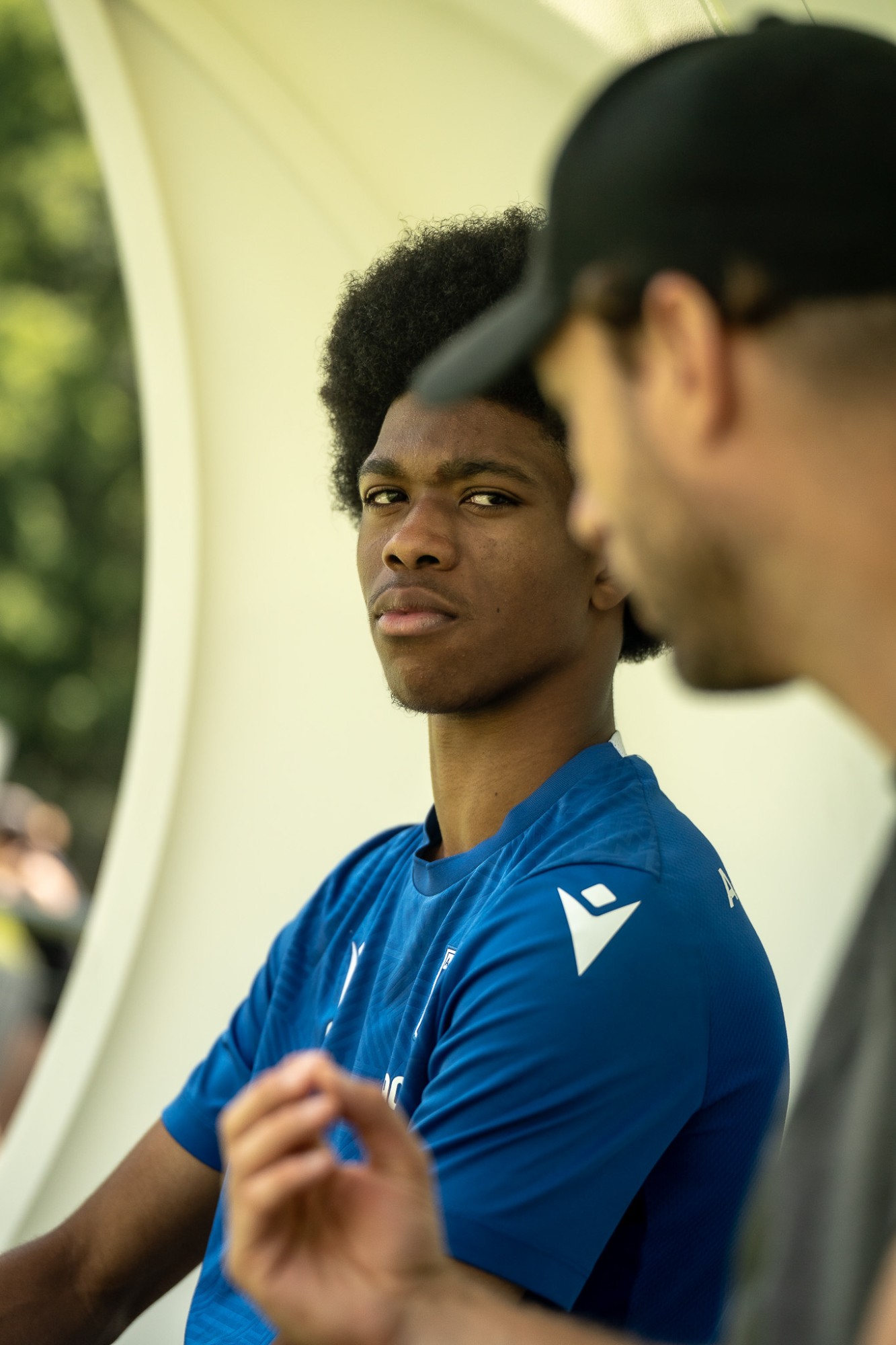 Alvin Petit Dol à l’écoute de son coach